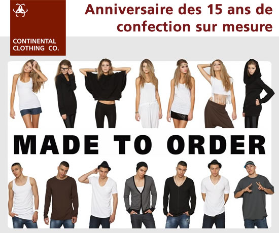 Anniversaire des 15 ans de confection sur mesure